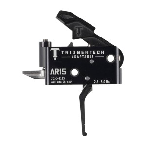 Spust Triggertech AR15 Adaptable PVD Black Flat- język spustowy prosty - Two Stage