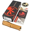 Nóż automatyczny OTF Microtech Combat Troodon D/E Gen III Tan Aluminium, Black M390MK by Tony Marfione (1142-1TA)-3 54398