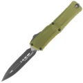 Nóż automatyczny OTF Microtech Combat Troodon D/E Gen III OD Green Aluminium, Black M390MK by Tony Marfione (1142-1OD)-1 54399