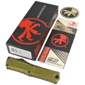 Nóż automatyczny OTF Microtech Combat Troodon D/E Gen III OD Green Aluminium, Black M390MK by Tony Marfione (1142-1OD)-3 54399