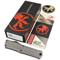Nóż automatyczny OTF Microtech Combat Troodon D/E Gen III Natural Clear Aluminium, Black M390MK by Tony Marfione (1142-1NC)-3 54400