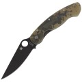 Nóż składany Spyderco Military G-10 Camo / Black Blade (C36GPCMOBK)-1 54441