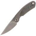 Nóż składany Bestech Lito Titanium / Black Canvas Micarta, Satin M390 by Ostap Hel (BT2307A)-1 54502