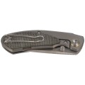 Nóż składany Bestech Lito Titanium / Black Canvas Micarta, Satin M390 by Ostap Hel (BT2307A)-7 54502