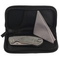 Nóż składany Bestech Lito Titanium / Black Canvas Micarta, Satin M390 by Ostap Hel (BT2307A)-8 54502
