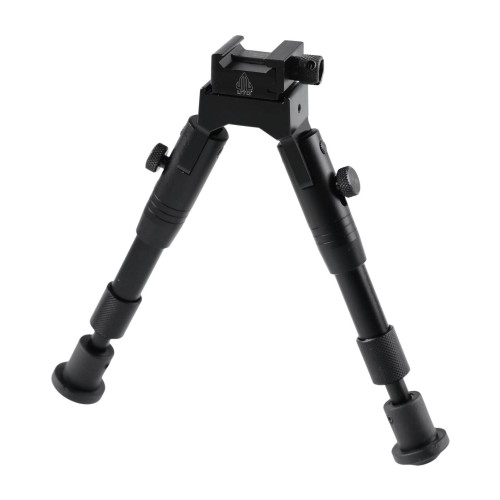 Dwójnóg UTG Shooter's SWAT Bipod Rubber Feet 6,2" - 6,7" Picatinny, czarny-1 54527