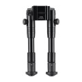 Dwójnóg UTG Shooter's SWAT Bipod Rubber Feet 6,2" - 6,7" Picatinny, czarny-2 54527