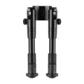 Dwójnóg UTG Shooter's SWAT Bipod Rubber Feet 6,2" - 6,7" Picatinny, czarny-4 54527