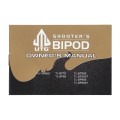 Dwójnóg UTG Shooter's SWAT Bipod Rubber Feet 6,2" - 6,7" Picatinny, czarny-8 54527