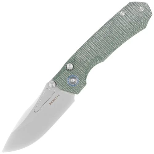 Nóż składany Remette Rhino OD Green Micarta, Stonewashed 14C28N (MC319G)-1 54556