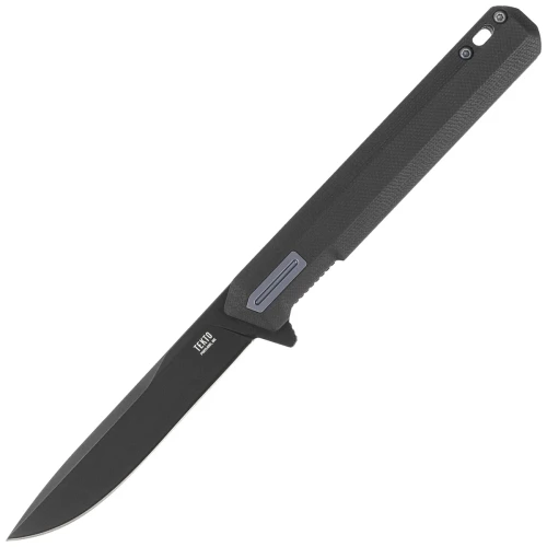 Nóż składany Tekto F2 Bravo Black G10, Blue HW/Clip, Black D2-1 54631