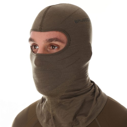 Kominiarka Brubeck Ranger Wool wełniana khaki-1 54646  | 68426