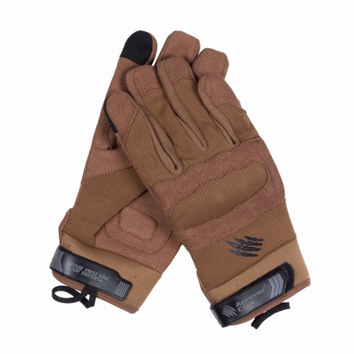 Rękawice taktyczne Armored Claw Shield Flex™ jasnobrązowe-1 54667  | 58794