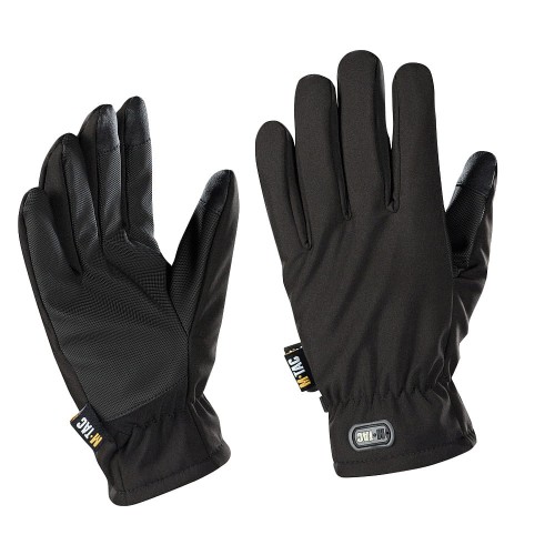 Rękawice męskie M-Tac Soft Shell Thinsulate czarne-1 54754  | 46953