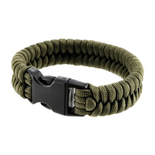 Bransoletka Paracord EDCX Fish army green-1 54920  | 61291