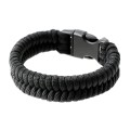 Bransoletka Paracord EDCX Fish black-2 54921  | 61292