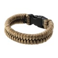 Bransoletka Paracord EDCX Fish coyote brown-2 54922  | 61293