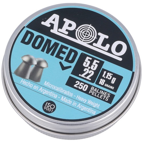 Śrut Apolo Domed 5.51 mm, 250 szt. 1.15g/18.0gr (19911-1)-1 55223