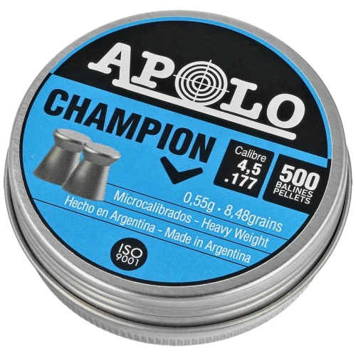 Śrut Apolo Champion 4.52 mm, 500 szt. 0.55g/8.48gr (19001-2)-1 55224