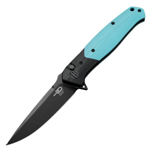 Nóż składany Bestech Swordfish Black/Light Blue G10, Black PVD 14C28N (BG62E)-1 55300