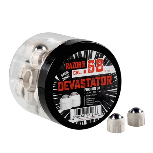 Kule metalowe RazorGun Steel Core Devastator kal. .68 / 40 szt. do Umarex HDR 68- 55303