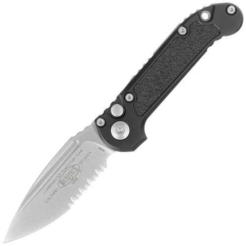 Nóż automatyczny Microtech LUDT Gen III S/E Black Aluminium/3M, Stonewashed P/S M390MK by Tony Marfione (1135-11)-1 55309