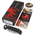 Nóż automatyczny Microtech LUDT Gen III S/E Black Aluminium/3M, Stonewashed P/S M390MK by Tony Marfione (1135-11)-3 55309