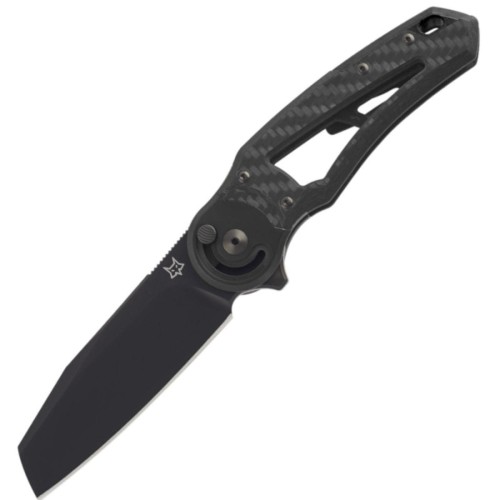 Nóż składany Fox Metamorphosis Black 3K Carbon Fiber, Black PVD M390 (FX-556-A4)-1 55542