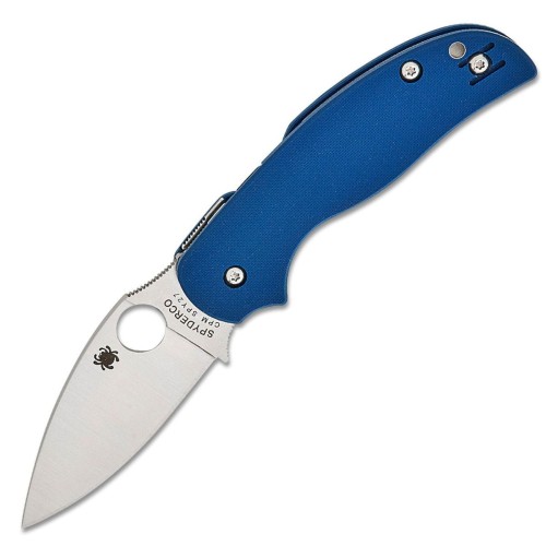 Nóż składany Spyderco Sage 5 Cobalt Blue G10, Satin CPM SPY27 by Sal Glesser (C123GPCBL)-1 55591
