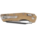 Nóż składany Microtech MSI S/E Dark Earth Tri-Grip Polymer, Black P/S M390MK by Tony Marfione (210T-2PMDE)-2 55594