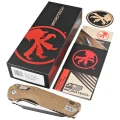 Nóż składany Microtech MSI S/E Dark Earth Tri-Grip Polymer, Black P/S M390MK by Tony Marfione (210T-2PMDE)-3 55594