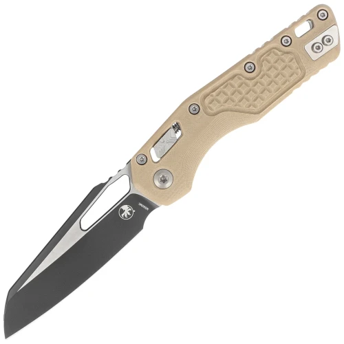 Nóż składany Microtech MSI S/E Frag Tan G10, Black M390MK by Tony Marfione (210-1FRGTTA)-1 55595