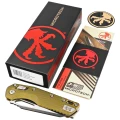 Nóż składany Microtech MSI S/E Fluted OD Green Aluminium,  Black M390MK by Tony Marfione (210-1FLOD)-3 55596