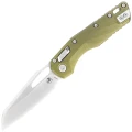 Nóż składany Microtech MSI S/E Fluted OD Green Aluminium, Stonewashed M390MK by Tony Marfione (210-10FLOD)-1 55597