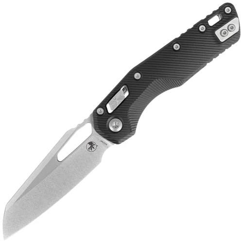 Nóż składany Microtech MSI S/E Fluted Black Aluminium, Stonewashed M390MK by Tony Marfione (210-10FL)-1 55598