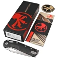 Nóż składany Microtech MSI S/E Fluted Black Aluminium, Stonewashed M390MK by Tony Marfione (210-10FL)-3 55598