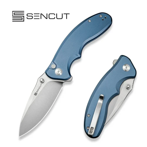 Nóż składany Sencut Cybrix Blue Aluminium, Satin 9Cr18MoV (S23098A-4)-1 55601