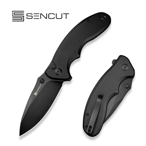Nóż składany Sencut Cybrix Black Aluminium, Black 9Cr18MoV (S23098A-1)-1 55604