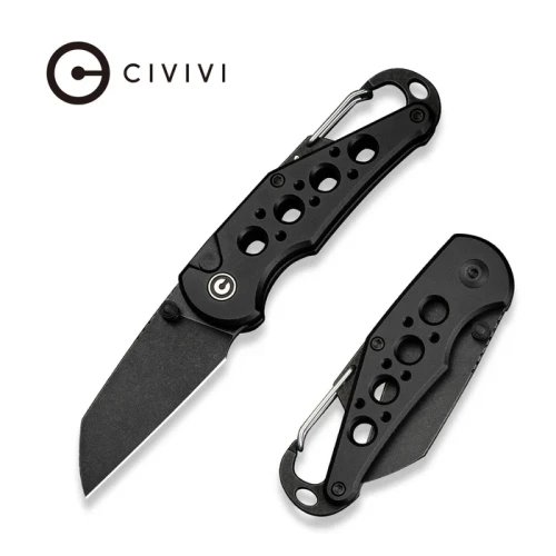 Nóż składany Civivi Pragma Black Aluminium, Black Stonewashed Nitro-V (C23062B-1)-1 55607