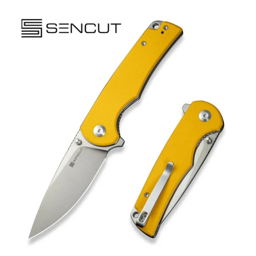 Nóż składany Sencut Praktisk Yellow G10, Satin 9Cr18MoV (S24019-2)-1 55611