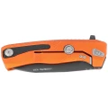 Nóż składany LionSteel ROK Orange Aluminium, Black M390 by Molletta (ROK A OB)-3 55612