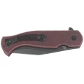 Nóż składany Fox Eastwood Tiger Burgundy Micarta, Black S90V by Gudy Van Poppel (FX-524 MB)-2 55614