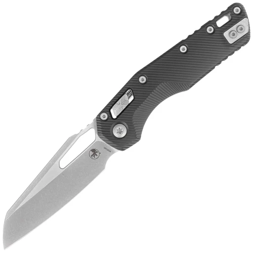 Nóż składany Microtech MSI S/E Fluted Black Aluminium, Apocalyptic M390MK by Tony Marfione (210-10APFL)-1 55616