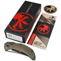 Nóż automatyczny Microtech Brachial Auto OD Green Aluminium, Black M390 by Bastien Coves and Tony Marfione (268A-1OD)-3 55618