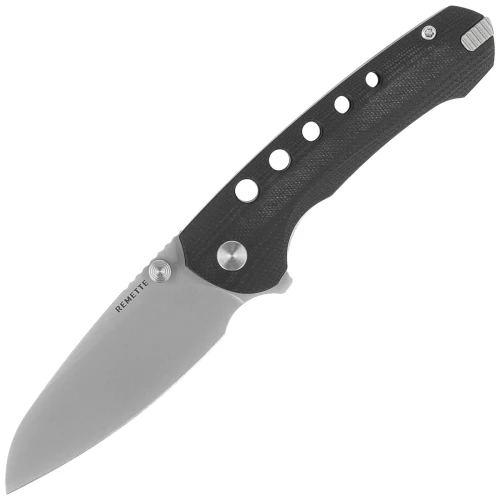 Nóż składany Remette RT-BEE-G w/Titanium Toothpick Black G10, Ceramic Sandblasting 14C28N-1 55619