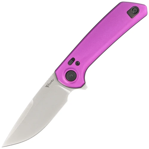 Nóż składany Reate PL-XF-A-5 Purple Aluminium, Stonewashed Nitro-V-1 55630