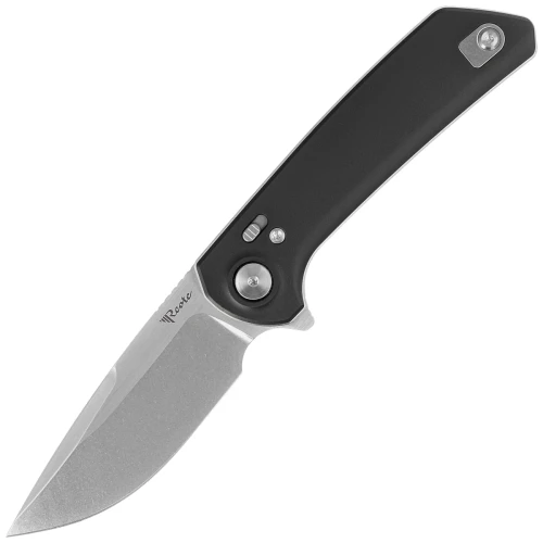 Nóż składany Reate PL-XF-A-1 Black Aluminium, Satin/Stonewashed Nitro-V-1 55633