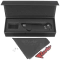 Nóż składany Reate PL-XF-A-1 Black Aluminium, Satin/Stonewashed Nitro-V-2 55633