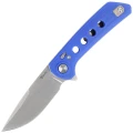 Nóż składany Reate PL-XF-13 Blue G10, Stonewashed Nitro-V-1 55634