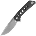 Nóż składany Reate PL-XF-1 Black Micarta/G10 Inlay, Stonewashed Nitro-V-1 55641